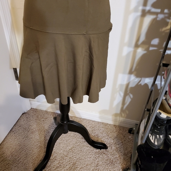 Free people  ruffles  hunter green , Aline  peplum skirt - Picture 5 of 12